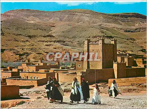 Moderne Karte Le maroc pittoresque Bouchalne du dades