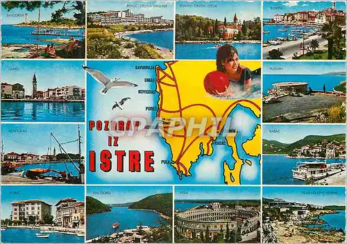 Cartes postales moderne Pozdrav iz istre