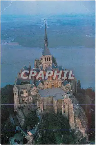 Moderne Karte Le mont saint michel merveille de l'occident