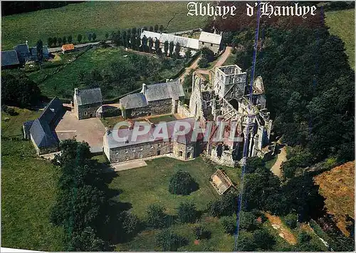 Cartes postales moderne Hambye (Manche) l'abbaye fondee vers 1145 par Guillaume paynel seigneur du lieu