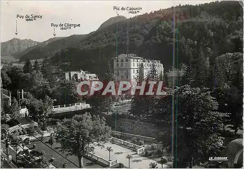 Cartes postales moderne Le Mont Dore (P de D) Station thermale et touristique 1050 m un coin du parc