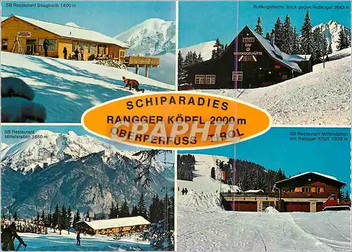 Cartes postales moderne Tirol Schiparadies rangger kopel 2000 m berperfuss