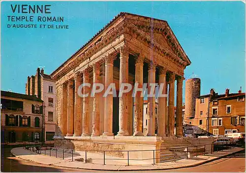 Cartes postales moderne Vienne temple romain d'auguste et de la ville