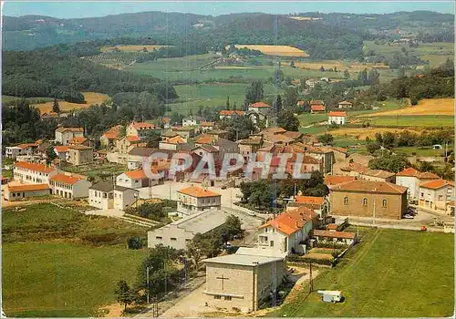 Moderne Karte Alboussiere (Ardeche) vue generale