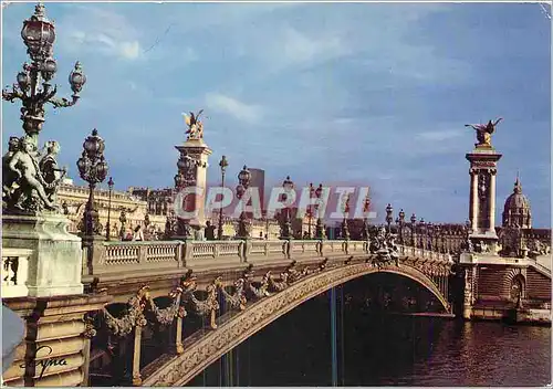 Cartes postales moderne Paris Le Pont Alexandre III et Hotel des Invalides