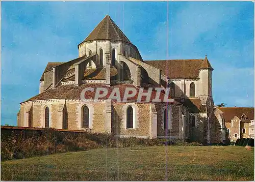Moderne Karte Pontigny (Yonne) L'abbaye Cistercienne XIIe S Le Chevet