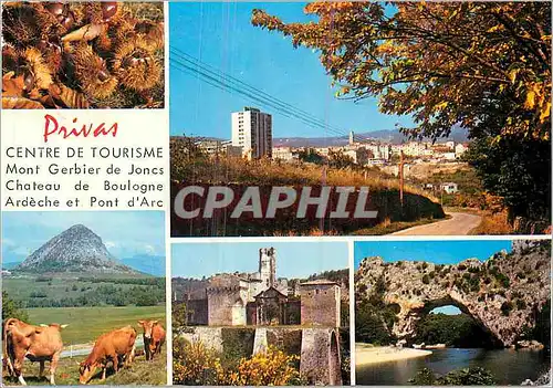 Cartes postales moderne Privas-en-Vivarais (Ardèche) et se environs