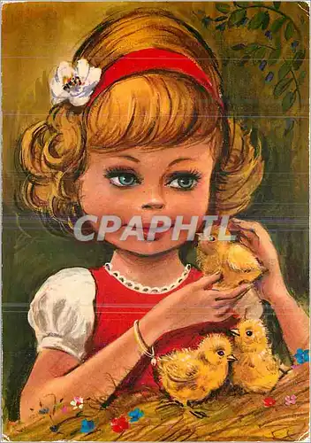 Cartes postales moderne Fantaisie Enfant Poussins