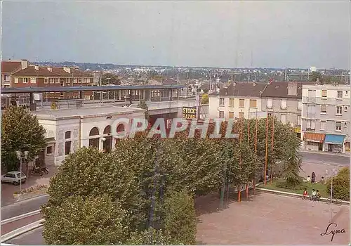 Moderne Karte Sartrouville (Yvelines) Place de la Gare