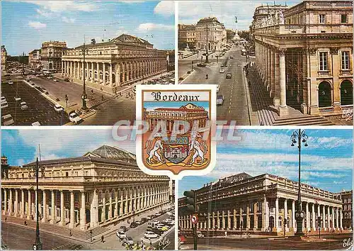 Cartes postales moderne Bordeaux La Facade du Grand Theatre