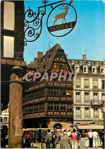 Moderne Karte Strasbourg (Alsace) La Maison Kammerzell