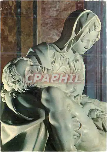 Moderne Karte Roma La Piela de Michel-Angel dans la Basilique Saint-Pierre Particulier