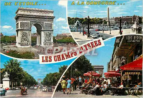 Moderne Karte Paris et Ses Merveilles L'arc de triomphe de l'Etoile