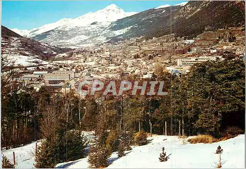 Cartes postales moderne Les Grandes Alpes en Hiver Briancon Vue panoramique