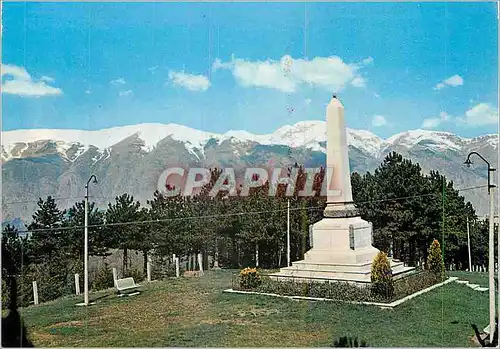 Moderne Karte Torricella Peligna Monument aux Soldats tombes