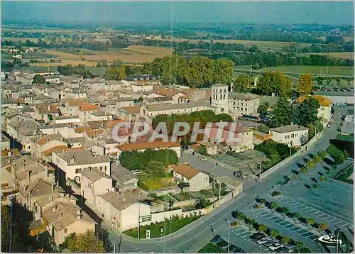 Moderne Karte Belleville (Rhone) Vue generale aerienne