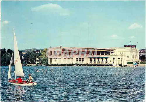 Cartes postales moderne Enghein-Les-Bains Val D'Oise Le Lac et le Casino