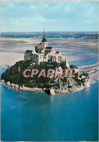 Cartes postales moderne Le Mont-Saint-Michel (Manche) Vue aerienne