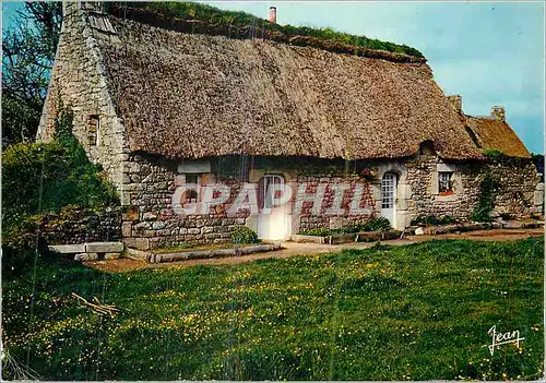 Cartes postales moderne Chaumiere bretonne