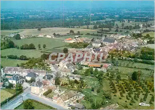 Moderne Karte La Fresnaye-sur-Chedouet (Sarthe) Vue generale aerienne