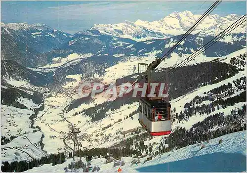 Moderne Karte La Clusaz (Haute Savoie)