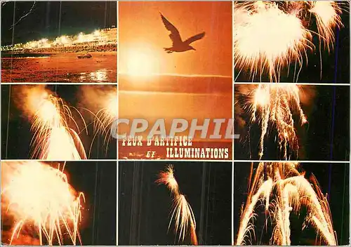 Cartes postales moderne Feux d'Artifice et Illuminations