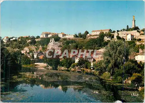 Moderne Karte Poitiers Vienne Les Bords du Clain