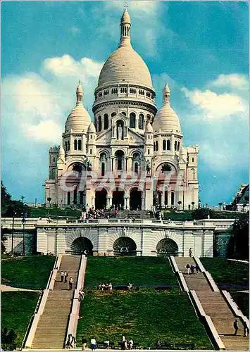 Cartes postales moderne Paris La Baislique du Sacre Coeur