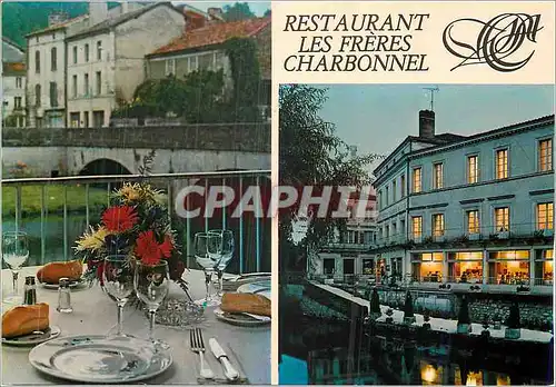 Moderne Karte Restaurant Les Freres Charbonnel Brantome