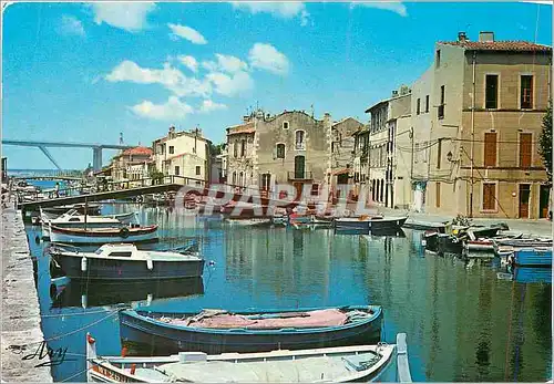 Cartes postales moderne Martigues La Venise Provencale Le canal St Sebastien