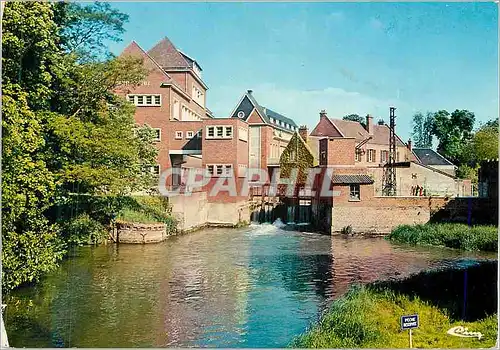 Moderne Karte Doullens (Somme) Moulin St Michel