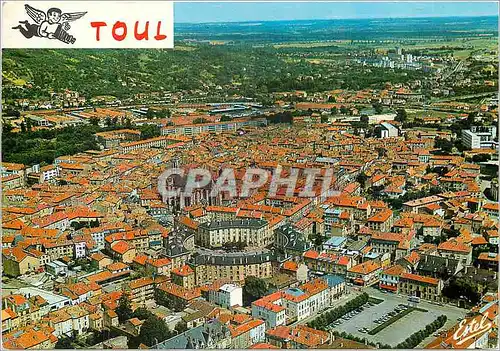 Moderne Karte Toul Vue aerienne