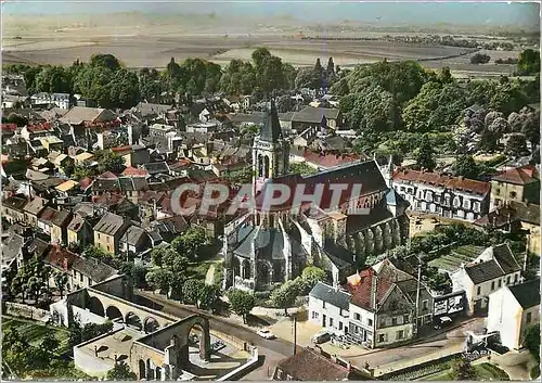 Moderne Karte Gonesse (Seine-et-Oise L'Eglise Les Ruines de l'Ancien Hotel Dieu