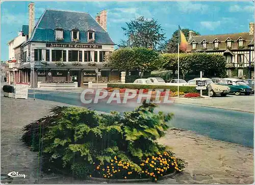 Cartes postales moderne Beuzeville (Eure) Place de Gaulle Auberge du cochon d'or