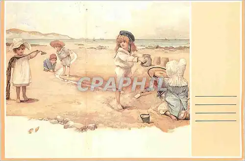 Cartes postales moderne Enfants a la plage