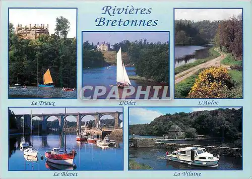 Cartes postales moderne Rivieres Bretonnes Promenade sur les rivières de Bretagne