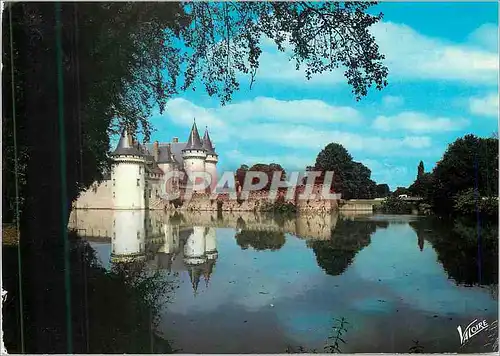 Moderne Karte Sully-Sur-Loire (Loiret) Le chateau