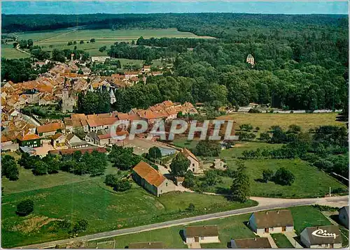 Moderne Karte Arc-en-Barrois (Hte Marne) Vue generale aerienne