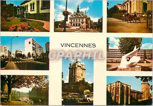 Cartes postales moderne Vincennes divers aspects de la ville