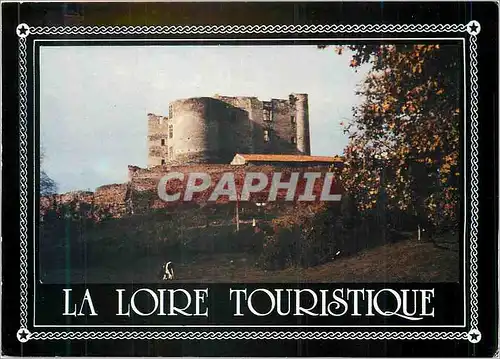 Cartes postales moderne La Loire touristique Montrond les Bains (Loire) le chateau construit en galets de la Loire au 14