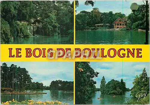 Cartes postales moderne Paris et ses merveilles divers aspects du bois de boulognes