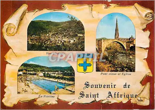 Cartes postales moderne Saint Afrique (Aveyron) divers aspects de la villes