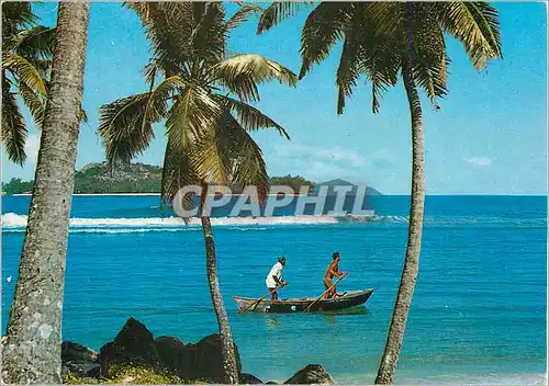 Moderne Karte Pirogue