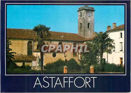 Cartes postales moderne Astaffort (Lot et G) eglise ste geneviere chapelle du XIVe s