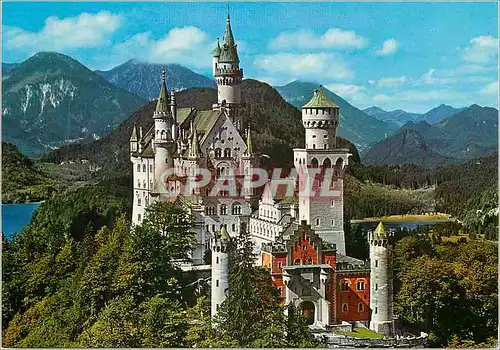 Cartes postales moderne Royal castle Neuschwanstein