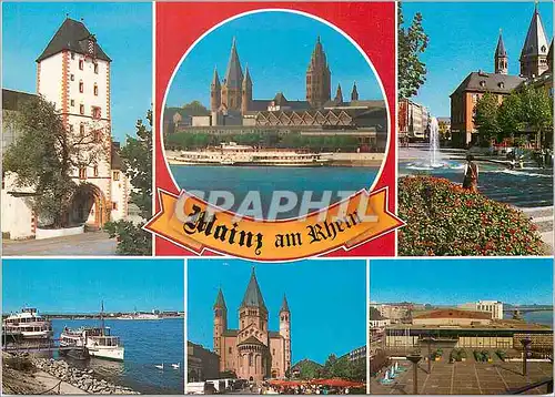 Cartes postales moderne Landes u Universitatsstadt 6500 mainz am rhein capitale di land et ville universitaire Mayence s