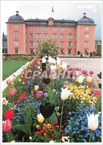 Cartes postales moderne Schloss schwetzingen im fruhlingsschmuck