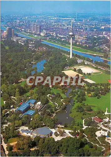 Cartes postales moderne Luisesnpark Mannheim gelande der bundesgartenschau 1975