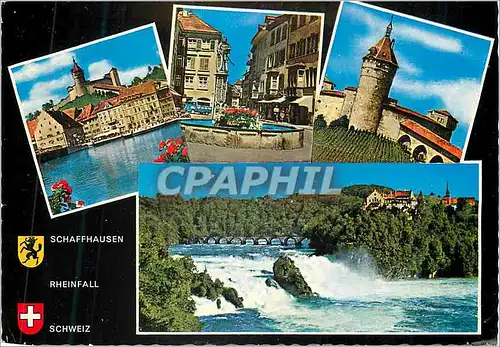 Cartes postales moderne Schaffhausen Rheinfall Schweiz