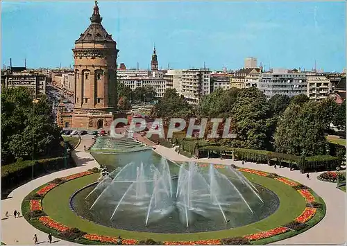 Cartes postales moderne Mannheim wassesturm